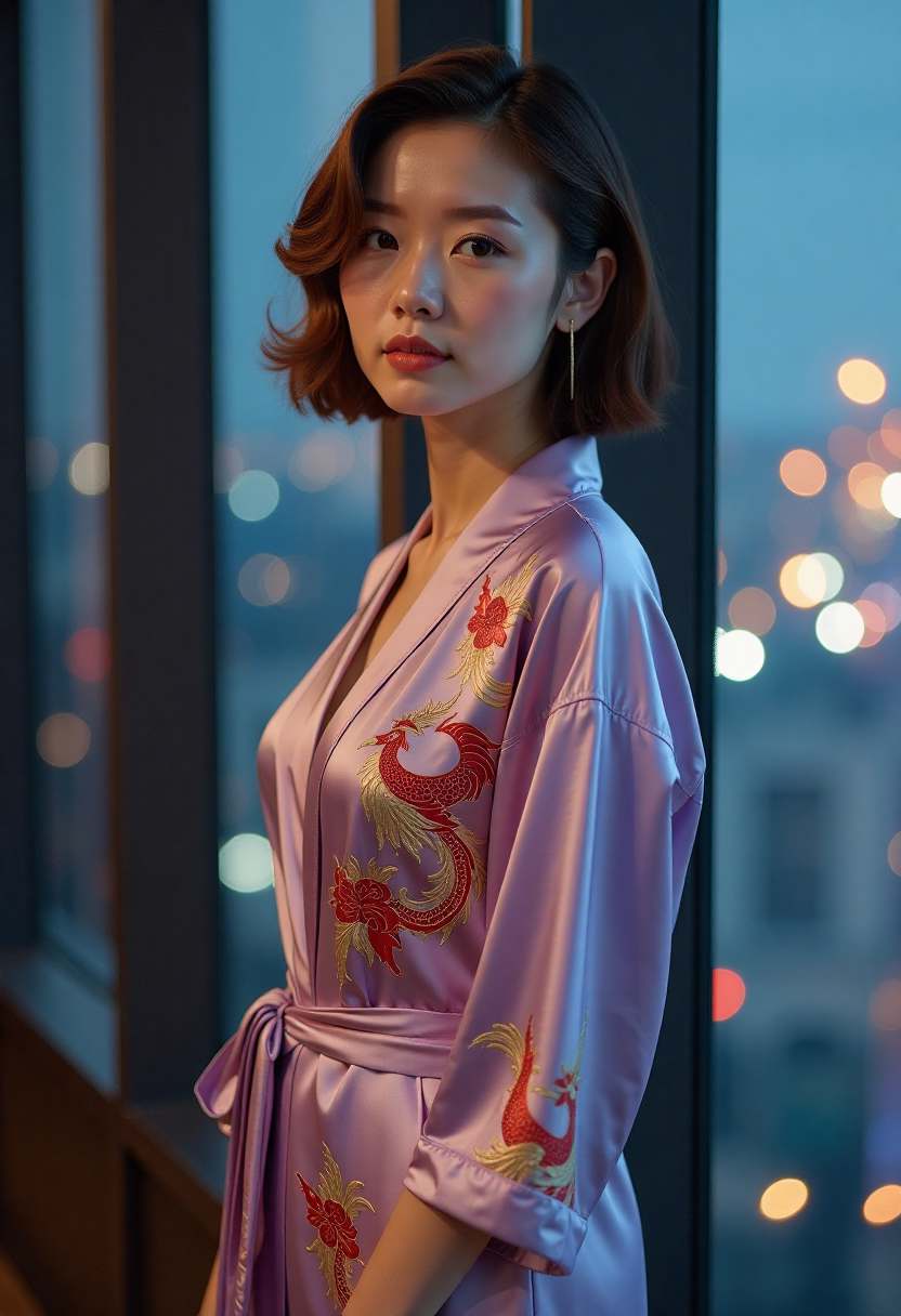 浅亚麻金发色日常造型